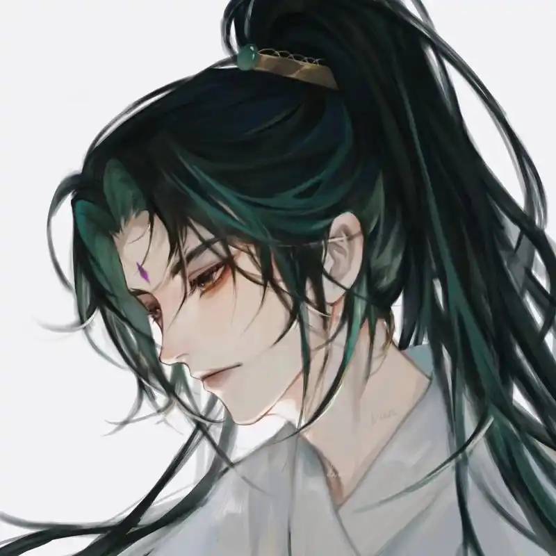 画了古风魈头像 魈宝贴贴