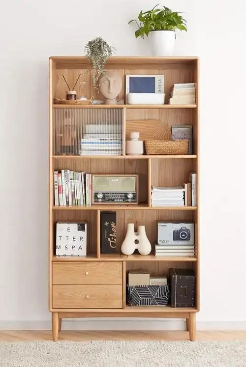 书柜图片大全(家庭书柜设计效果图)