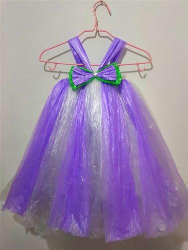 儿童手工衣服亲子装diy材料自制制作环保走秀儿童演出服