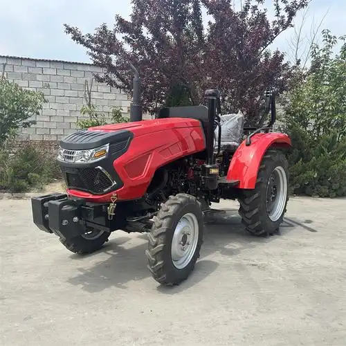 农用田园小四轮拖拉机 60马力四驱旋耕机 果园大棚开沟犁地机
