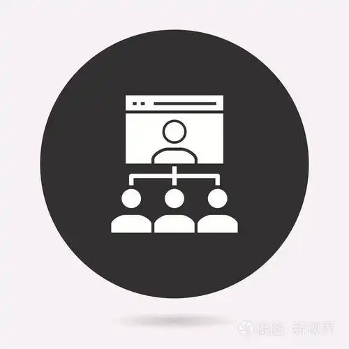 会议图标. 矢量插图隔离. 用于图形和网页设计的简单象形文字.