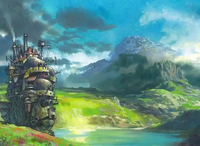 哈尔的移动城堡,是典型的法国浪漫小镇,二战后回归法国