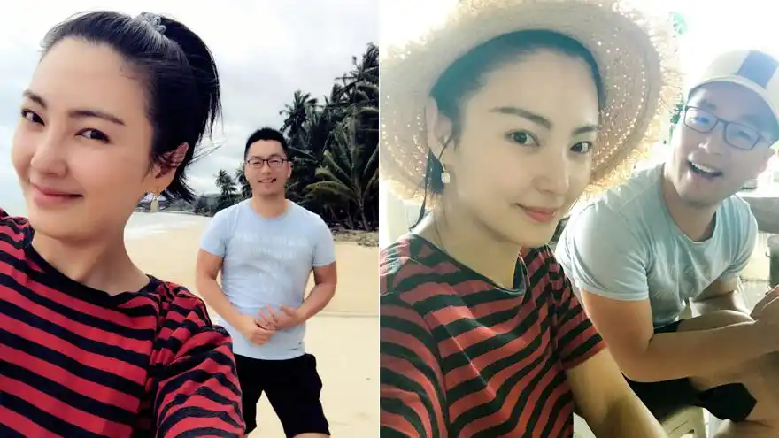 张雨绮与老公海滩秀恩爱 一张照片被疑怀孕