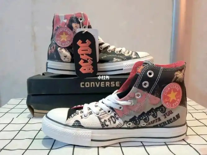 converse匡威acdc摇滚乐队联名款