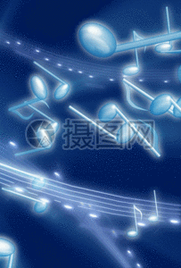 吉他和音符图片