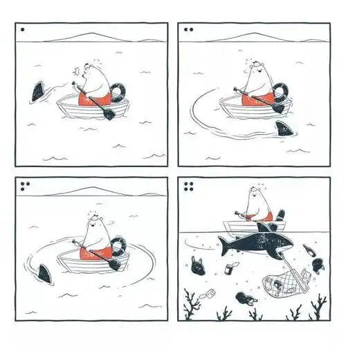 24幅猜不到结局的四格漫画动物世界还能这样玩