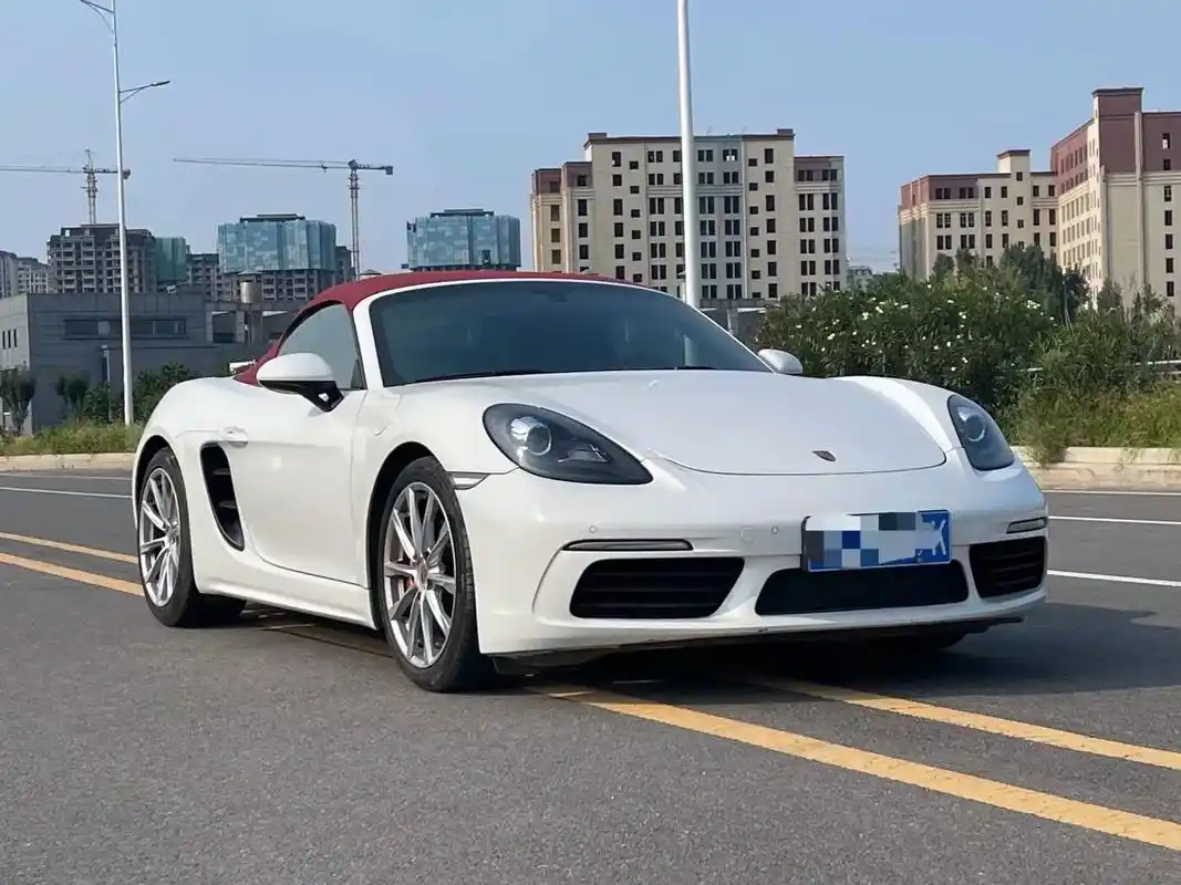 全款46.3 新到20年保时捷718 敞篷 白 - 抖音