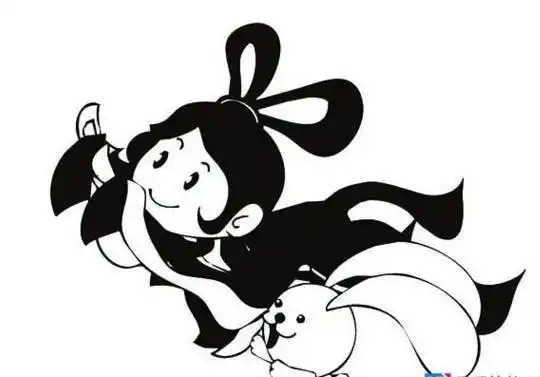 嫦娥奔月简笔画 嫦娥奔月简笔画彩色