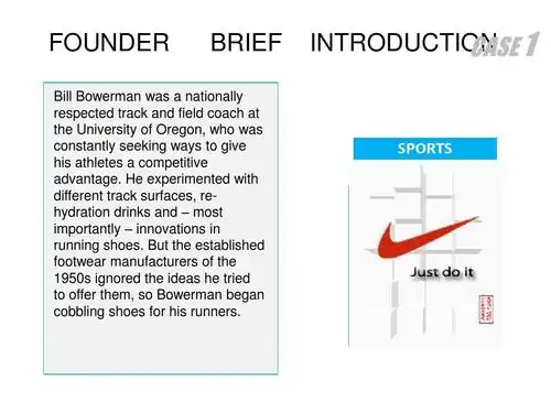 nike 英文介绍ppt
