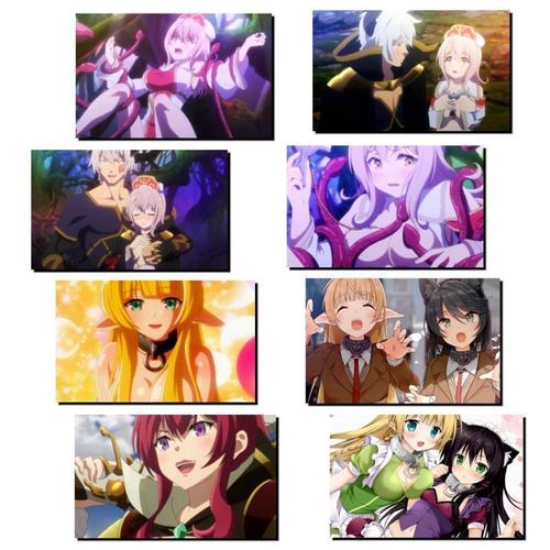 异世界魔王与召唤少女的奴隶魔术周边卡贴海报画照片明信片徽章