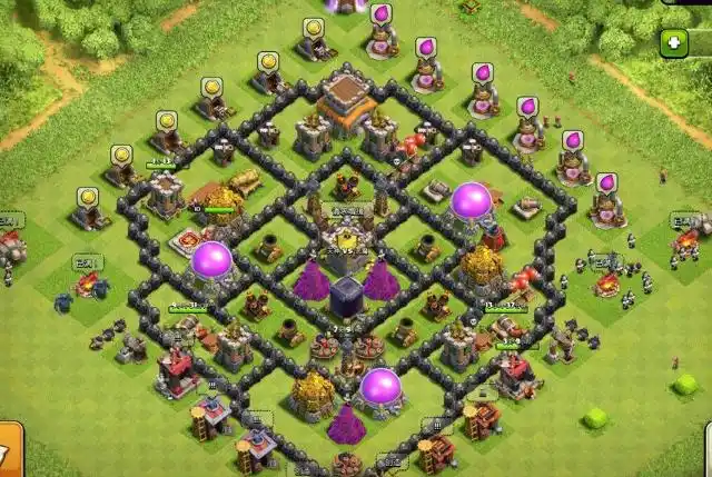 部落冲突:8本护资源阵型,想要引援?先破墙再说!