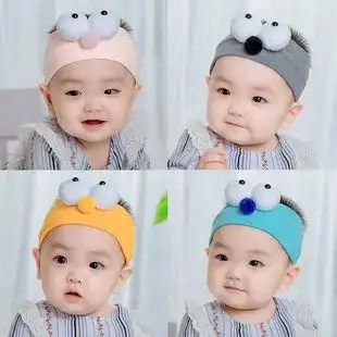 婴儿发带男孩超萌头饰发饰宝宝男宝宝纯棉满月网红同款可爱不勒头