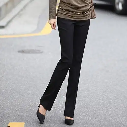 依芝宣 职业女士正装西裤女长裤修身显瘦免烫抗皱西裤女装小脚西裤