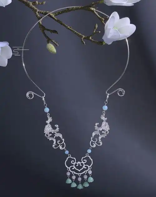 【京选臻品】璎珞圈明制汉服璎珞项链软璎珞流苏璎珞项圈古风饰品古代