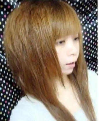 整体效果就和水母一样,在2000年上下的时候应该是最流行的一个发型了