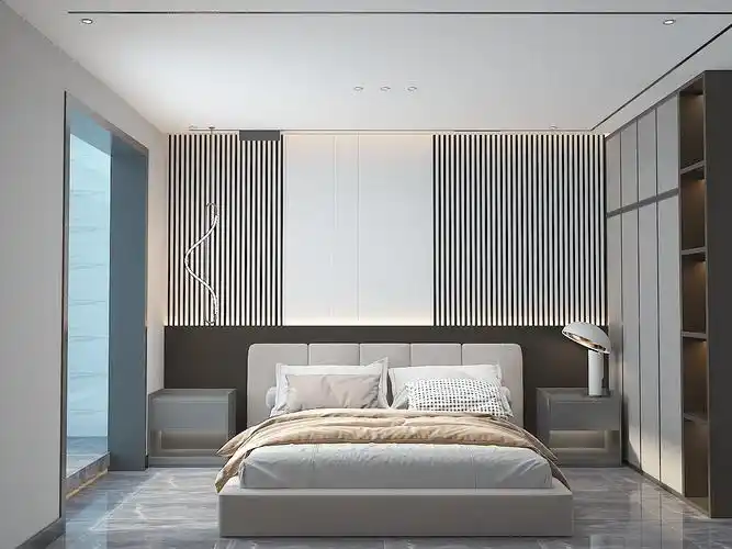 3-17个人主卧 无主灯|空间|家装设计|浩浩00100