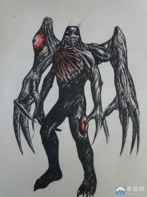 《生化危机》全怪物手绘图片 胆小者慎入