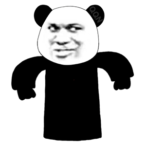 骚里骚气的熊猫人动态表情包