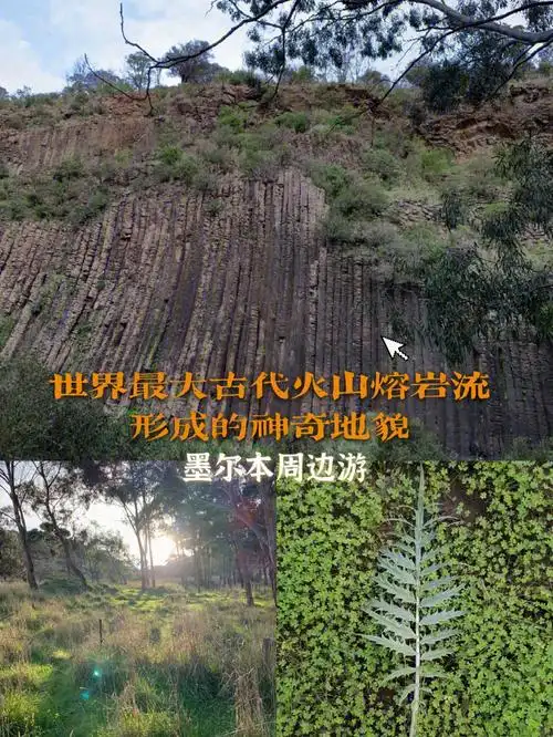墨尔本周边游火山熔岩流形成的神奇地貌