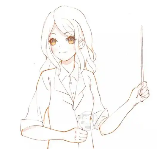 彩铅绘29期|这样的美女老师,你遇到几位呢?