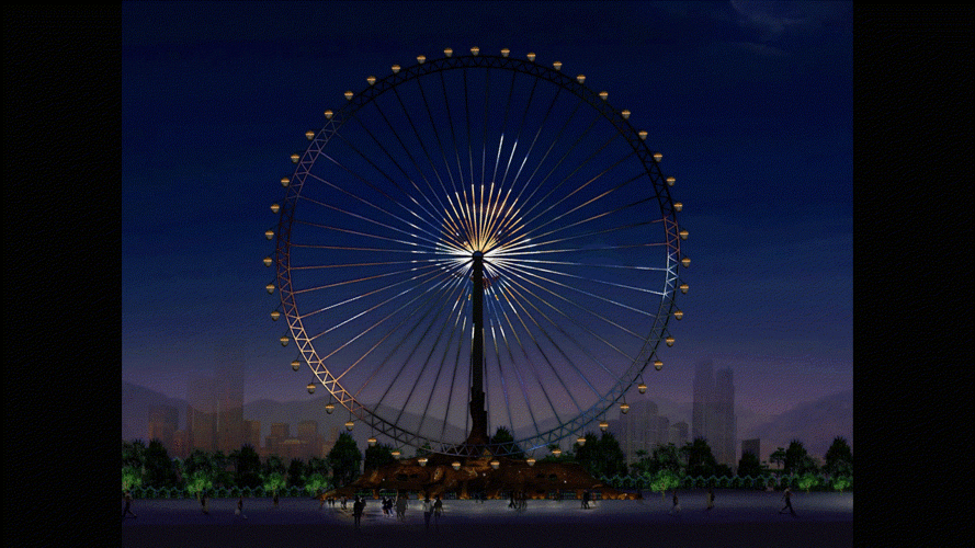 藏不住啦,首个全主题化定制摩天轮终于诞生!就在芜湖松鼠小镇