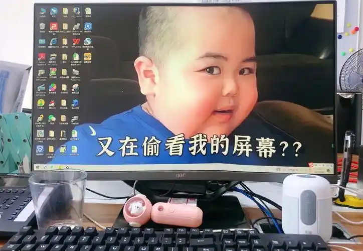 小胖全系列电脑壁纸73摸鱼换一波