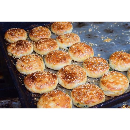 羽芝曼海苔饼台州临海特产中秋月饼糕点 10个现做a