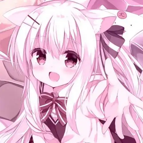 粉色系 漫头女_卡通动漫头像_我要个性网