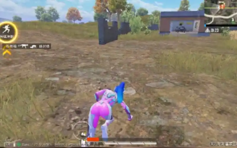 和平精英 火箭少女倒地7272723