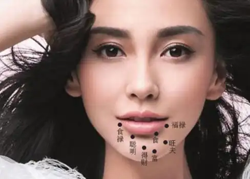 男人下巴痣的位置与命运图解 下巴底下的抬头痣图解大全