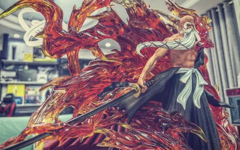 axiu开箱死神gk雕像ws山本元柳斎重国护延十三队手办开箱