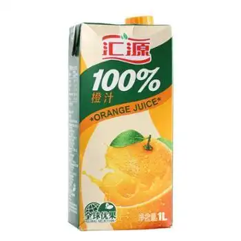汇源100%橙汁1000ml/盒新鲜浓缩橙汁果汁饮品饮料