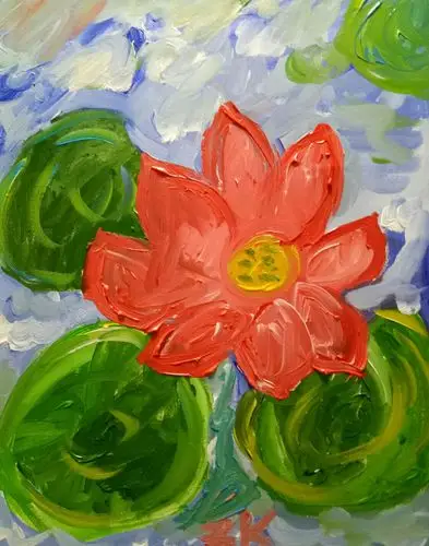 大师色彩1班《邻近色,色彩明度学习——春日草地》