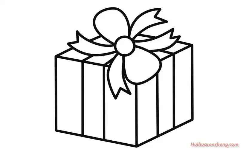 丁丁的礼物简笔画