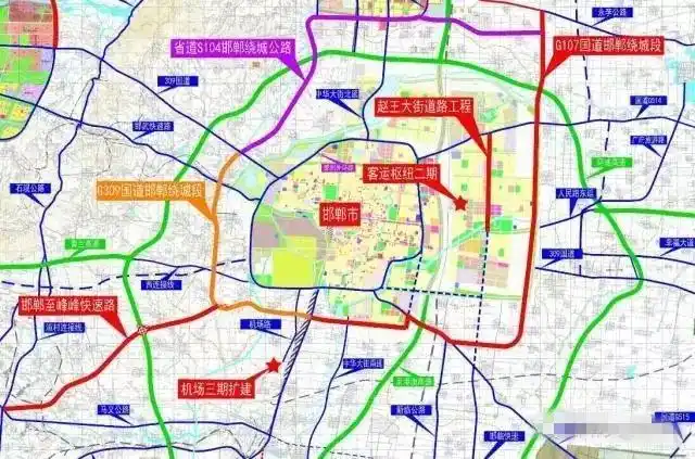 "一路",即邯峰快速路项目,全长约16公里,双向六车道一级公路,8月份