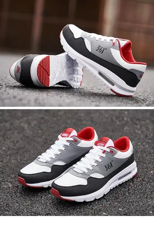 361男鞋运动鞋男士夏季新款面透气跑步鞋361度正品休闲气垫跑鞋