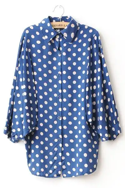 衣服 图片评论 0条  收集   点赞  评论  春装韩版翻领灯笼袖波点棉