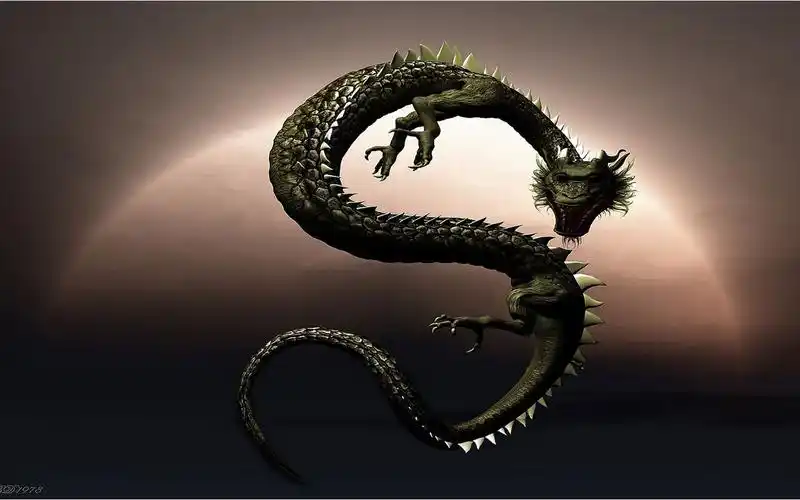 龙的幻想电脑设计艺术壁纸 8 - 1440x900pix