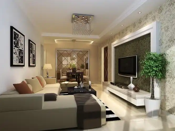 现代风格三室一厅装修设计效果图