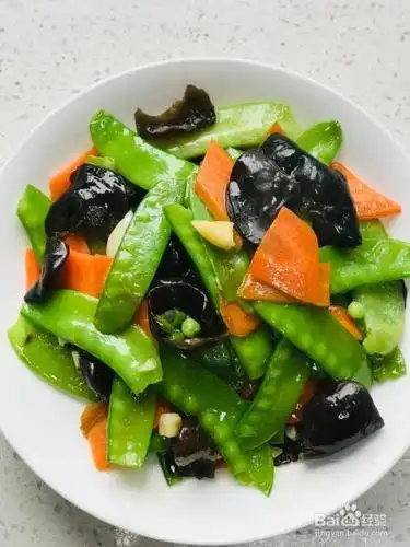 小炒荷兰豆木耳