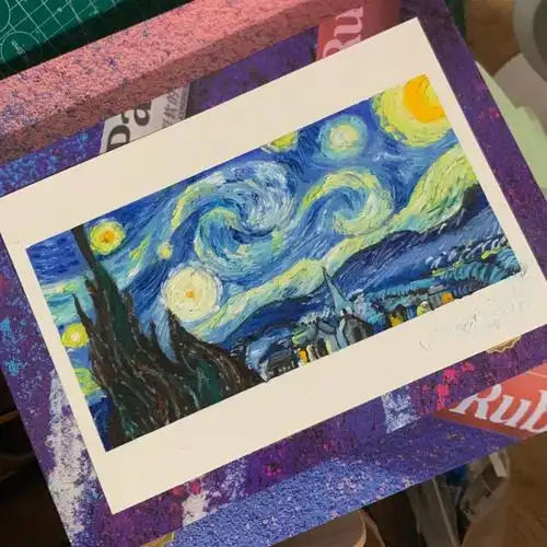 新手油画棒打卡day5星空内有步骤色号