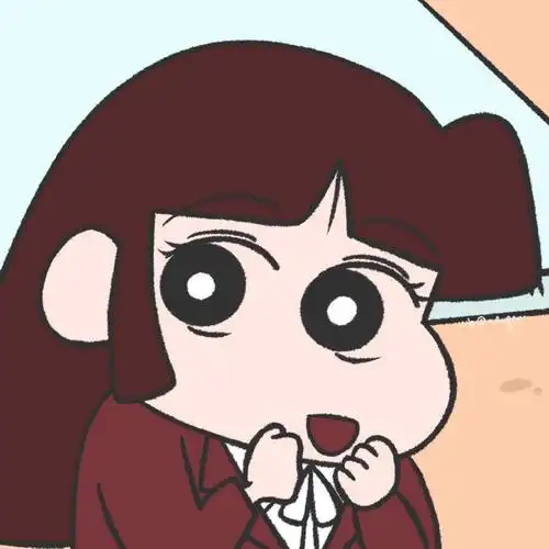 各位有蜡笔小新小爱的头像吗