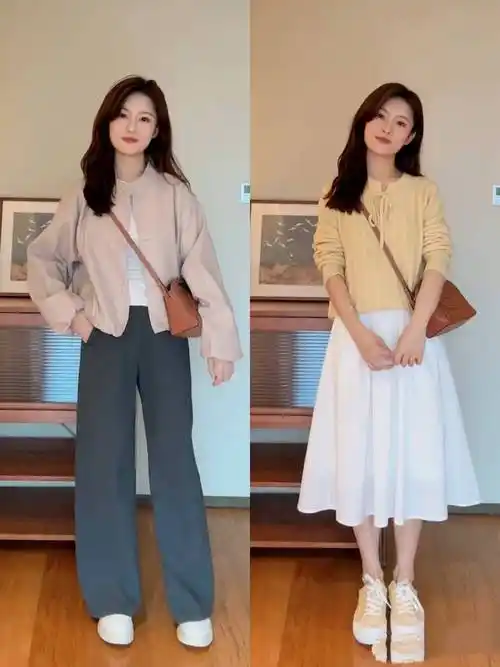 小个子女生最爱的初夏穿搭,简单温柔又显气质,快来抄作业吧!