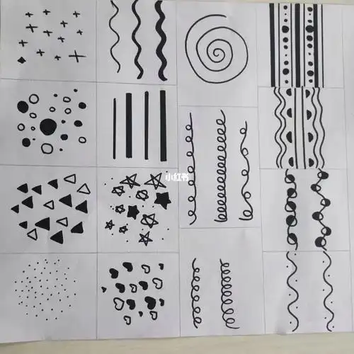 儿童画入门线条