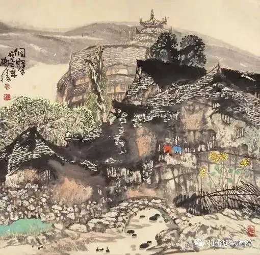 黄格胜山水画作品欣赏