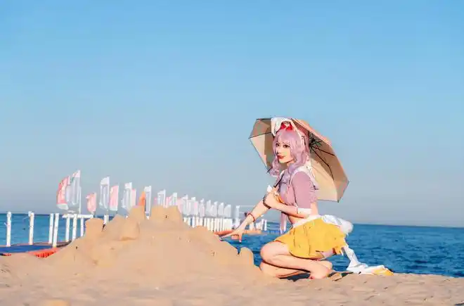 王者荣耀公孙离蜜橘之夏cosplay