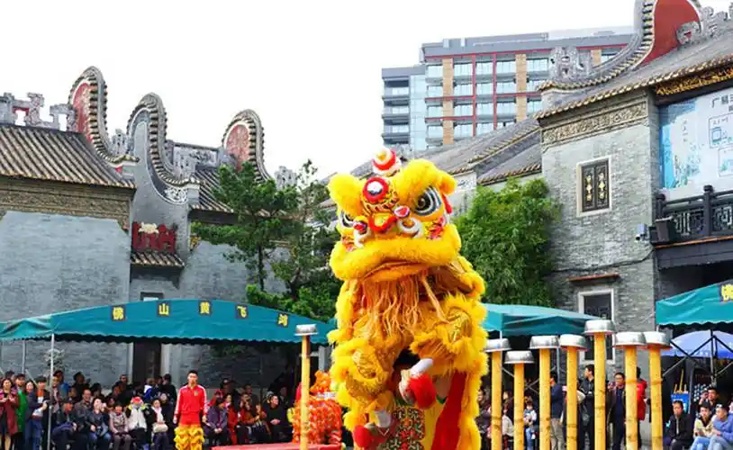 原创舞狮还有南狮北狮之分广东醒狮又属何派探秘非物质文化舞狮