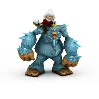 lol努努雪人骑士3d模型