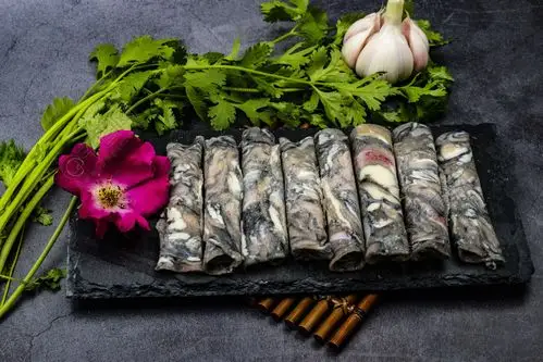 火锅乌鸡肉片高清摄影图素材