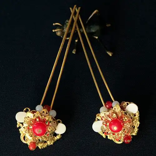 饰品发簪手工古风唐朝襦裙影视古装写真演出发饰